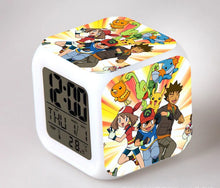 Load image into Gallery viewer, Pokemon Anime Wecker mit LED und Alarm Funktion in vielen Motiven
