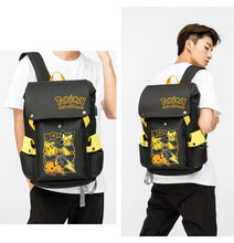 Load image into Gallery viewer, Pokemon Rucksack für die Schule Schul-Tornister Rucksack (43 x 32 x 13 cm)
