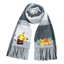 Load image into Gallery viewer, Wärmender Pokemon Pikachu Winterschal für die kalte Jahreszeit
