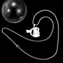 Load image into Gallery viewer, Pikachu, Cubone Tragosso oder Pummeluff Halskette in Silber
