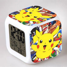 Load image into Gallery viewer, Pokemon Anime Wecker mit LED und Alarm Funktion in vielen Motiven
