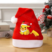 Load image into Gallery viewer, Weihnachtliche Pikachu Pokemon Mütze für Kinder oder Erwachsene
