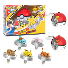 Load image into Gallery viewer, Pokemon Ball Spinning Spielzeug Pokeball mit Figur
