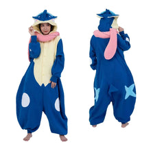 Lade das Bild in den Galerie-Viewer, Quajutsu Greninja Onesie Kigurumi Pyjama Cosplay Kostüm für Erwachsene
