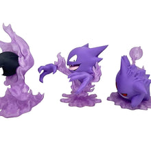 Lade das Bild in den Galerie-Viewer, Gengar Entwicklungen Pokemon Figuren - Gengar, Haunter Alpollo oder Nebulak Gastly
