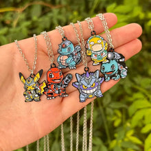 Load image into Gallery viewer, 6er Set Anhänger, Halsketten oder Broschen im Mecha Pokemon Look

