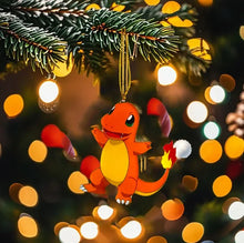 Load image into Gallery viewer, Weihnachtsbaum Anhänger im Pokemon Look (Gengar, Pikachu, Schiggy, Charmander oder Pummeluff)
