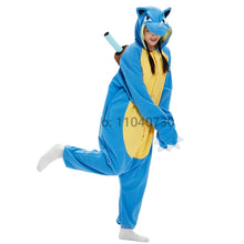 Load image into Gallery viewer, Blastoise Turtok Onesie Kostüm für Cosplay, Karneval, Fasching etc.
