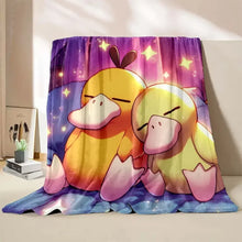 Lade das Bild in den Galerie-Viewer, Flauschige Enton Psyduck Decken in vielen Enton Motiven
