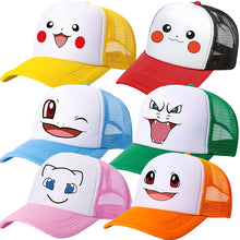 Load image into Gallery viewer, Pokemon Pikachu u. a. Baseball Caps - für Kinder oder Erwachsene
