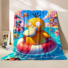 Lade das Bild in den Galerie-Viewer, Flauschige Enton Psyduck Decken in vielen Enton Motiven
