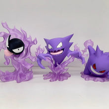 Lade das Bild in den Galerie-Viewer, Gengar Entwicklungen Pokemon Figuren - Gengar, Haunter Alpollo oder Nebulak Gastly
