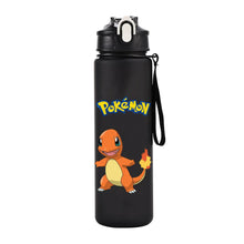 Load image into Gallery viewer, Bunte Pokemon Wasserflasche für Schule, Sport und Freizeit (700ML)

