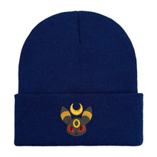 Load image into Gallery viewer, Warme Nachtara Umbreon Beanie Winter Herbst Mütze
