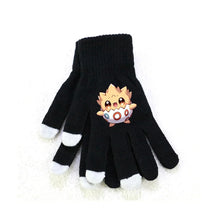 Load image into Gallery viewer, Flauschige Winter Handschuhe mit Pokemon Motiven in Pink oder Schwarz
