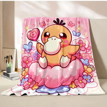 Lade das Bild in den Galerie-Viewer, Flauschige Enton Psyduck Decken in vielen Enton Motiven

