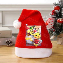 Load image into Gallery viewer, Weihnachtliche Pikachu Pokemon Mütze für Kinder oder Erwachsene

