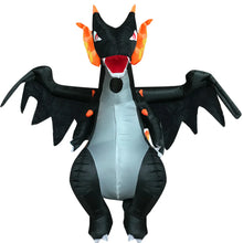 Load image into Gallery viewer, Aufblasbares Charizard Glurak Kostüm für Cosplay, Karneval, Fasching etc.
