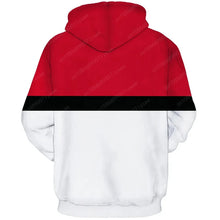 Load image into Gallery viewer, Pokeball Cosplay Pullover Hoodie für Kinder oder Erwachsene
