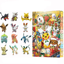 Lade das Bild in den Galerie-Viewer, Pikachu Adventskalender mit Weihnachtlichen Pokemon Motiven

