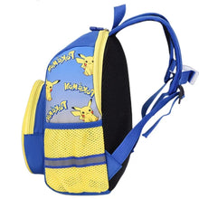 Lade das Bild in den Galerie-Viewer, Pikachu Blau-Gelber Kinderrucksack für Kindergarten oder Freizeit (32*12*26cm)
