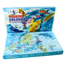 Load image into Gallery viewer, Pokemon Advent Kalender mit Pikachu Surfer Motiv
