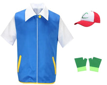 Lade das Bild in den Galerie-Viewer, Pokemon Ash Ketchum Kostüm Set Cosplay
