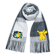 Load image into Gallery viewer, Wärmender Pokemon Pikachu Winterschal für die kalte Jahreszeit
