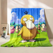 Lade das Bild in den Galerie-Viewer, Flauschige Enton Psyduck Decken in vielen Enton Motiven
