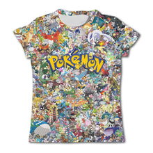Load image into Gallery viewer, Bunte Farbenfrohe Pokemon T-Shirts für den Sommer
