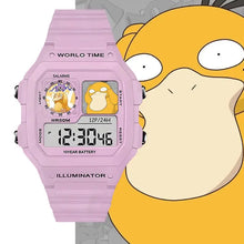 Lade das Bild in den Galerie-Viewer, Pokémon Digitale Kinderuhr für Jungen und Mädchen, elektronische Uhr mit Wecker und Timer
