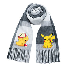 Load image into Gallery viewer, Wärmender Pokemon Pikachu Winterschal für die kalte Jahreszeit
