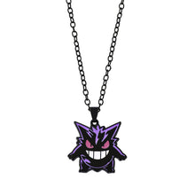 Load image into Gallery viewer, Pokemon Gengar oder Nebulak Gastly Halskette
