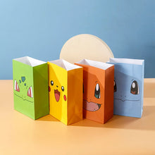 Lade das Bild in den Galerie-Viewer, 10 Stk. Geschenktaschen Geschenktüten in Pokemon Look (verschiedene Motive, ca. 8cm)
