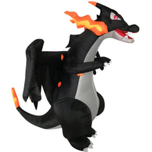 Load image into Gallery viewer, Aufblasbares Charizard Glurak Kostüm für Cosplay, Karneval, Fasching etc.

