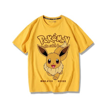 Load image into Gallery viewer, Pokemon Pikachu Sommer T-Shirts mit kurzen Armen

