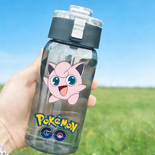 Load image into Gallery viewer, 600ml Pokémon Glurak, Pummeluff, Schiggy Wasserflasche Trinkflasche für Sommer und Freizeit
