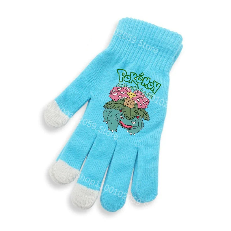 Bunte Pokemon Handschuhe für Erwachsene
