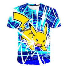 Load image into Gallery viewer, Bunte Farbenfrohe Pokemon T-Shirts für den Sommer
