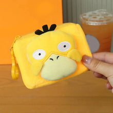 Load image into Gallery viewer, Flauschige Enton Psyduck Geldbörse mit Clip
