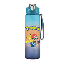 Load image into Gallery viewer, Bunte Pokemon Wasserflasche für Schule, Sport und Freizeit (700ML)
