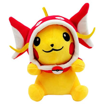 Load image into Gallery viewer, 4er Set Pikachu Cosplay Stofftiere
