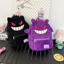 Load image into Gallery viewer, Cooler Gengar Rucksack in Schwarz oder Lila für Freizeit, Schule etc.
