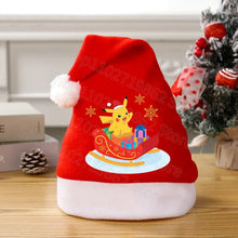 Load image into Gallery viewer, Weihnachtliche Pikachu Pokemon Mütze für Kinder oder Erwachsene
