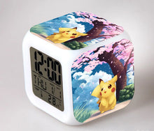Load image into Gallery viewer, Pokemon Anime Wecker mit LED und Alarm Funktion in vielen Motiven
