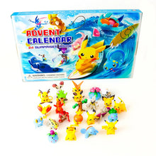 Load image into Gallery viewer, Pokemon Advent Kalender mit Pikachu Surfer Motiv
