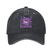 Load image into Gallery viewer, Dunkle Pokemon Sommer Caps mit Gengar u. a. Motiven
