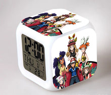 Load image into Gallery viewer, Pokemon Anime Wecker mit LED und Alarm Funktion in vielen Motiven
