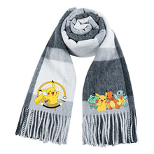 Load image into Gallery viewer, Wärmender Pokemon Pikachu Winterschal für die kalte Jahreszeit
