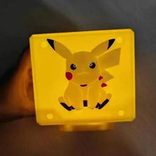 Load image into Gallery viewer, Pokemon Pikachu Nachtlicht Lampe in Würfelform (10*10*10cm)
